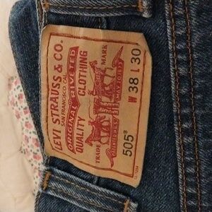 Levi jeans 505 waist 38 length 30.